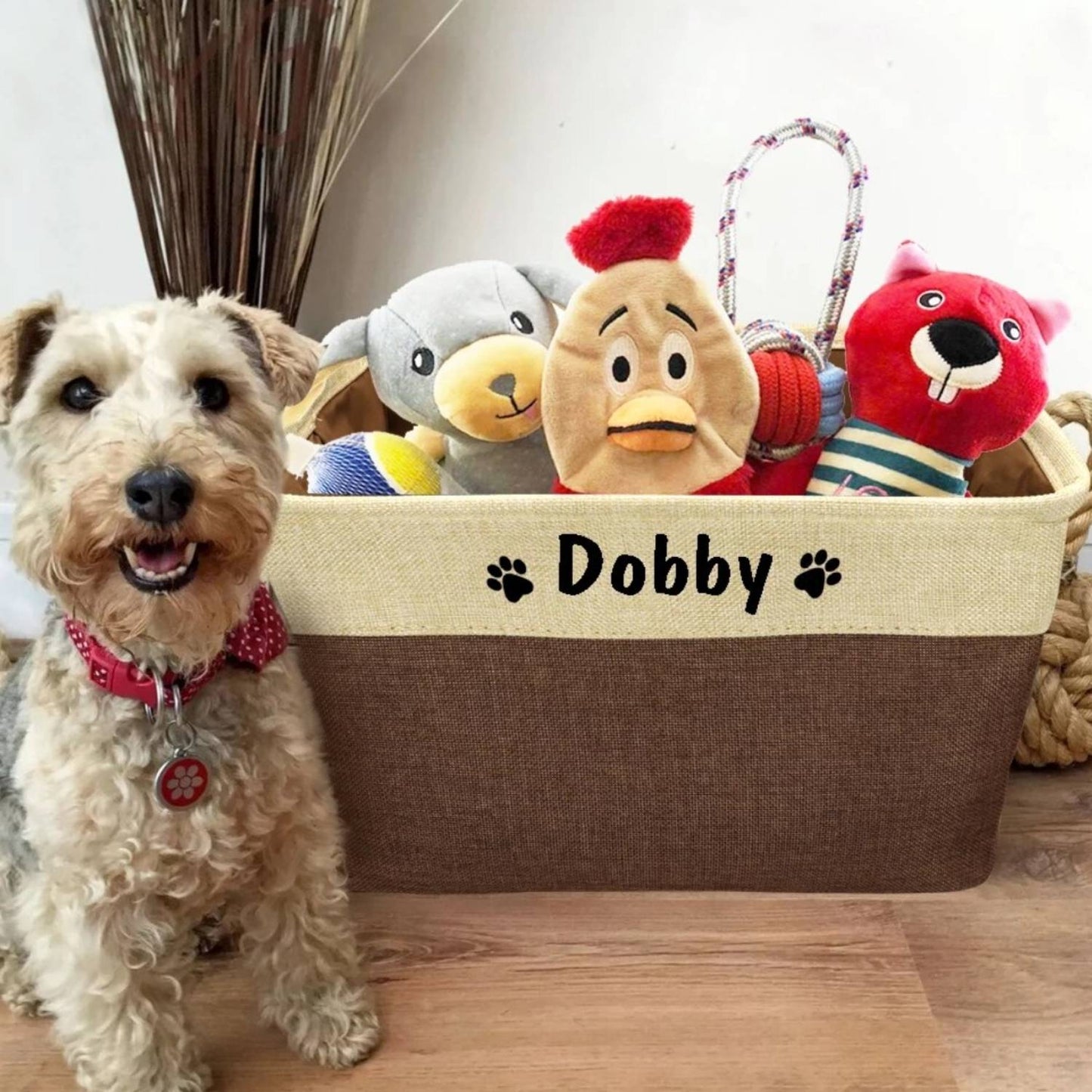 Personalised Pet Toy Basket
